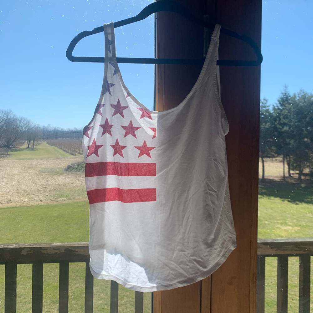 Under Armour Tank Top, with American flag design